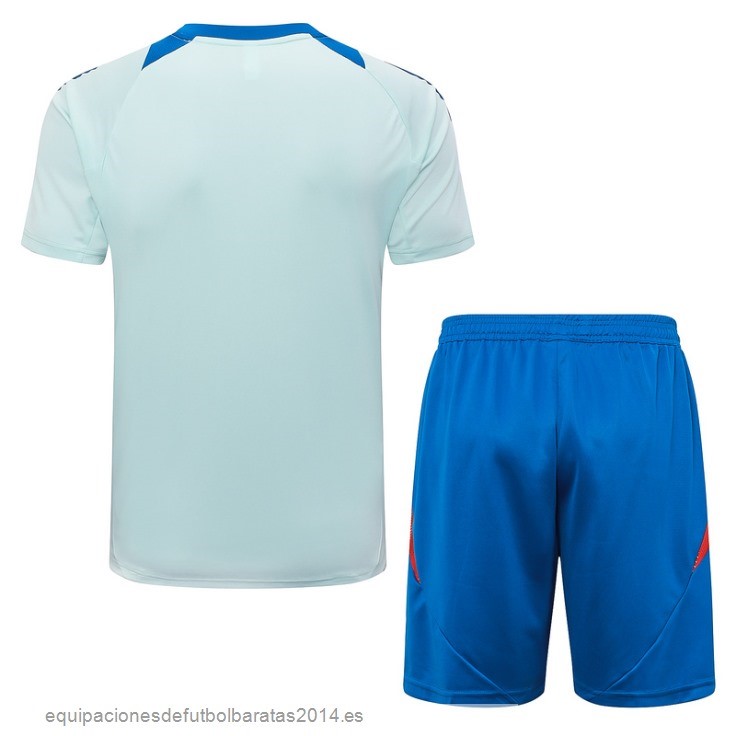 Nuevo Entrenamiento Conjunto Completo Espana 2024 Azul Baratas